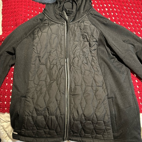 Jockey Jackets & Coats Jockey Womans Black Zip Up Workout Poshmark